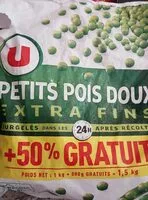 Mängden socker i Petit pois doux extra fins