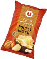 Mängden socker i Chips ondulées saveur poulet braisé