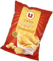 Mängden socker i Chips ondulées saveur emmental