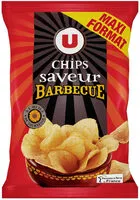 Mängden socker i Chips classique saveur barbecue