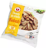 Mängden socker i Emincés de volaille cuits kebab