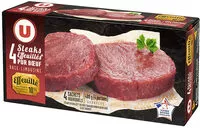 Mängden socker i Effeuillés steaks pur boeuf race limousin 10%mg VBF