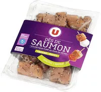 Mängden socker i Dés de saumon fumé sésame et pavot