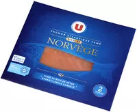 Mängden socker i Saumon Atlantique fumé Norvège