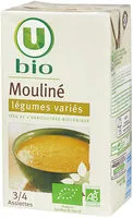 Mängden socker i Mouliné légumes variés
