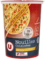 Mängden socker i Nouilles cup cuisinées saveur curry