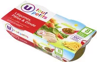 Mängden socker i Bols légumes-pâte & dinde dès 8 mois