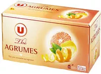 Mängden socker i Thé noir aromatisé aux agrumes