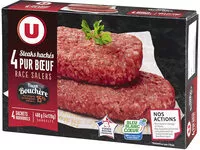 Mängden socker i Steak haché façon bouchère race salers BBC 15% de MG