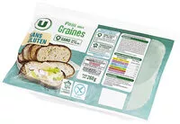 Mängden socker i Pains aux graines sans gluten