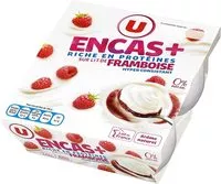 Mängden socker i Spécialité laitière maigre à la framboise sucré aromatisé