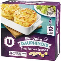 Mängden socker i Mini gratin de pommes de terre