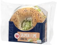 Mängden socker i Bagel au saumon