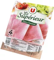 Mängden socker i Jambon cuit supérieur sans couenne