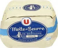 Mängden socker i Beurre de baratte doux 82% de MG