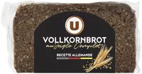 Mängden socker i Vollkornbrot au seigle