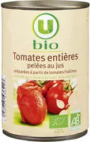Mängden socker i Tomates entières pelées