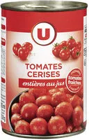 Mängden socker i Tomates cerises entières au jus