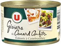 Mängden socker i Gésiers de canard confits