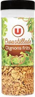 Mängden socker i Topping croustillade oignons frits