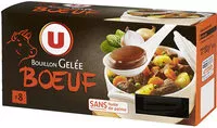 Mängden socker i Bouillon gelée boeuf