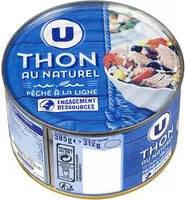 Mängden socker i Thon entier listao naturel pêche ligne