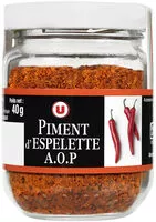 Mängden socker i Piment d'espelette