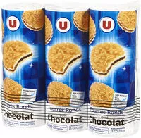 Mängden socker i Goûters ronds fourrés goût chocolat