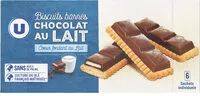 Mängden socker i Biscuits barres chocolat au lait coeur fondant au lait