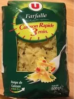 Mängden socker i Farfalles cuisson rapide