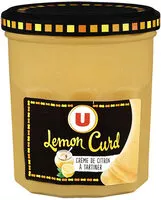 Mängden socker i Lemon curd, crème de citron à tartiner