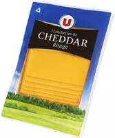 Mängden socker i Cheddar en tranchettes au lait pasteurisé, fromage à pâte pressée non cuite 70%de MG