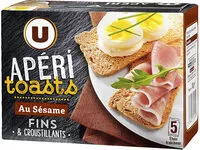 Mängden socker i Apéri toast sésame