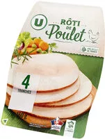 Mängden socker i Rôti poulet tranchés