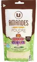 Mängden socker i Amandes en poudre