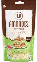 Mängden socker i Amandes effilées