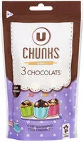 Mängden socker i Chunks 3 chocolats