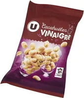 Mängden socker i Cacahuètes grillées sel et vinaigre