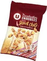 Mängden socker i Cacahuètes enrobées saveur sweet chili