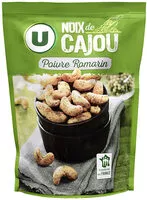 Mängden socker i Noix de cajou romarin poivre