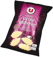 Mängden socker i Chips extra ondulées saveur sel et vinaigre