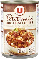 Mängden socker i Petit salé aux lentilles
