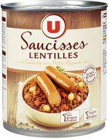 Mängden socker i Saucisses lentilles cuisinées