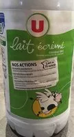 Mängden socker i Lait Écrémé U