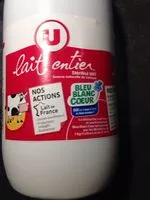 Mängden socker i Lait Entier UHT
