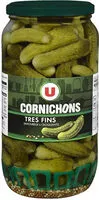 Mängden socker i Cornichons très fins pasteurisés au vinaigre