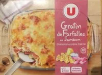 Mängden socker i Gratin de Farfalles au jambon