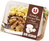 Mängden socker i Ecrasé pommes de terre et poulet sauce champignon