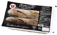 Mängden socker i Demi-baguette aux céréales et graines précuite sur four à pierre