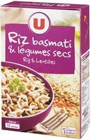 Mängden socker i Mélange riz et lentilles